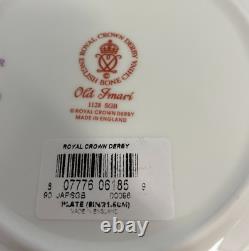 New Royal Crown Derby 1st Quality Old Imari Solid Gold Band 8 Salad Plate