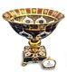 New Royal Crown Derby 1st Quality Old Imari Solid Gold Band Prestige Punch Bowl