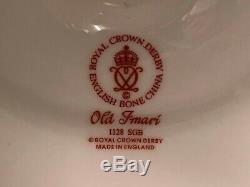 New Royal Crown Derby 1st Quality Old Imari Solid Gold Band Prestige Punch Bowl