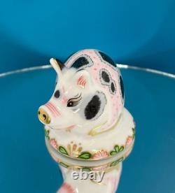 New Royal Crown Derby 1st Quality Old Spot Piglet Paperweight