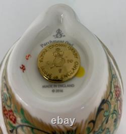 New Royal Crown Derby 1st Quality Parchment Owl Paperweight