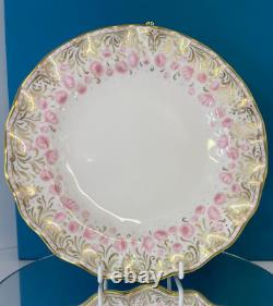 New Royal Crown Derby 1st Quality Pink Peony 8 Salad Side Plate