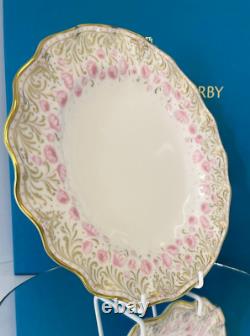New Royal Crown Derby 1st Quality Pink Peony 8 Salad Side Plate