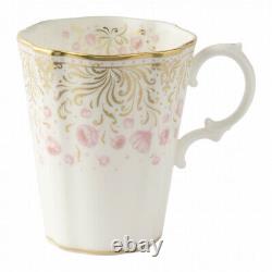 New Royal Crown Derby 1st Quality Pink Peony Mug