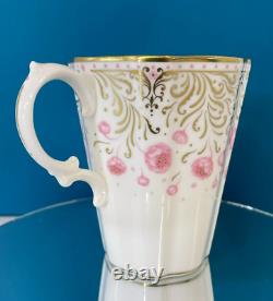 New Royal Crown Derby 1st Quality Pink Peony Mug