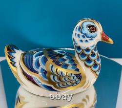 New Royal Crown Derby 1st Quality Rallidae Duck Paperweight