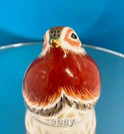 New Royal Crown Derby 1st Quality Royal Robin Paperweight
