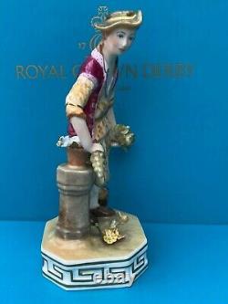 New Royal Crown Derby 1st Quality Sculptural Elements Earth Figurine