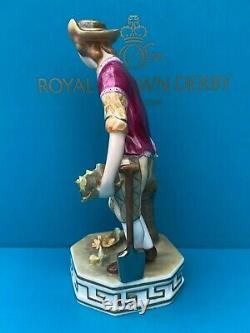 New Royal Crown Derby 1st Quality Sculptural Elements Earth Figurine