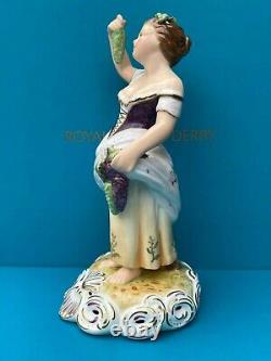 New Royal Crown Derby 1st Quality Sculptural Figurine Autumn