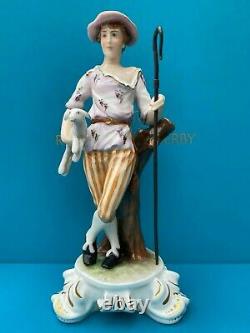 New Royal Crown Derby 1st Quality Sculptural Figurine Shepherd