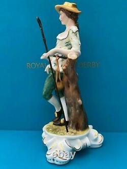 New Royal Crown Derby 1st Quality Sculptural Figurine Shepherd