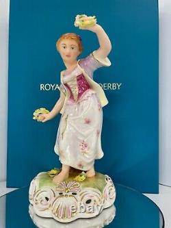 New Royal Crown Derby 1st Quality Sculptural Figurine Spring