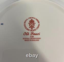 New Royal Crown Derby 1st Quality Set of 6 Old Imari 1128 8 Salad Side Plates