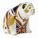 New Royal Crown Derby 1st Quality Union Jack Bulldog Paperweight