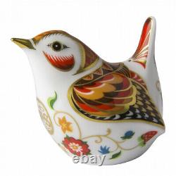 New Royal Crown Derby 1st Quality William Shakespeare Wren Paperweight