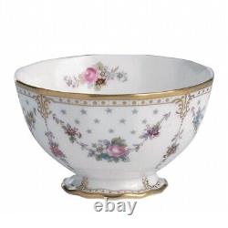 New Royal Crown Derby 2nd Quality Antoinette Large Open Sugar Bowl
