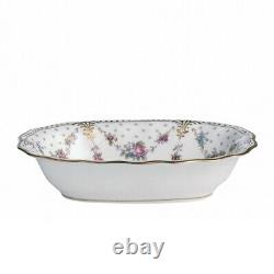 New Royal Crown Derby 2nd Quality Antoinette Open Vegetable Serving Dish