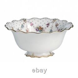 New Royal Crown Derby 2nd Quality Antoinette Salad Bowl