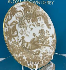 New Royal Crown Derby 2nd Quality Gold Aves Side Plate