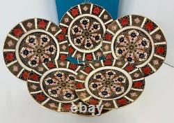 New Royal Crown Derby 2nd Quality Old Imari 1128 8 Salad Side Plate