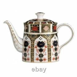 New Royal Crown Derby 2nd Quality Old Imari 1128 Large Teapot