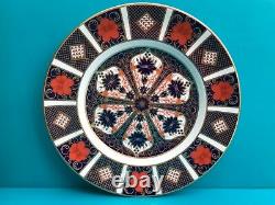 New Royal Crown Derby 2nd Quality Old Imari 1128 Set of 6 x 21cm Side Plates