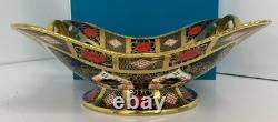 New Royal Crown Derby 2nd Quality Old Imari Solid Gold Band 1919 Basket