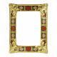 New Royal Crown Derby 2nd Quality Old Imari Solid Gold Band 5x7 Picture Frame