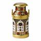 New Royal Crown Derby 2nd Quality Old Imari Solid Gold Band Milk Churn