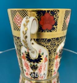 New Royal Crown Derby 2nd Quality Old Imari Solid Gold Band Mug