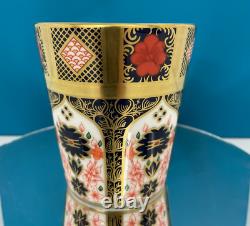 New Royal Crown Derby 2nd Quality Old Imari Solid Gold Band Mug