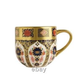 New Royal Crown Derby 2nd Quality Old Imari Solid Gold Band Urban Mug