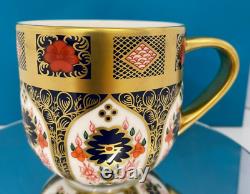 New Royal Crown Derby 2nd Quality Old Imari Solid Gold Band Urban Mug