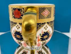 New Royal Crown Derby 2nd Quality Old Imari Solid Gold Band Urban Mug