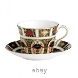 New Royal Crown Derby 2nd Quality Set of 6 Old Imari 1128 Tea Cup & Saucer