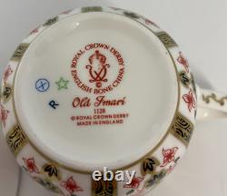 New Royal Crown Derby 2nd Quality Set of 6 Old Imari 1128 Tea Cup & Saucer