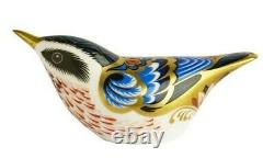 New Royal Crown Derby Garden Nuthatch Bird Paperweight 1st Quality Boxed