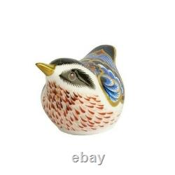 New Royal Crown Derby Garden Nuthatch Bird Paperweight 1st Quality Boxed