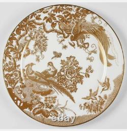 New Royal Crown Derby Gold Aves 12 Service Plate Charger