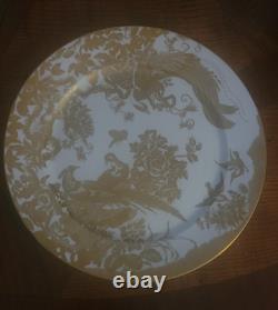 New Royal Crown Derby Gold Aves 12 Service Plate Charger