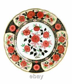 New Royal Crown Derby Imari Accent Antique Chrysanthemum Plate 1st Quality