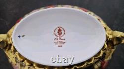 New Royal Crown Derby Old Imari Solid Gold Band 1st Quality LITHERLAND VASE