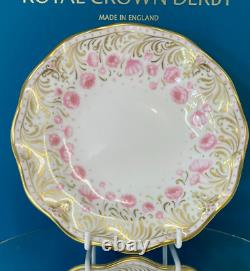 New Royal Crown Derby Pink Peony 6 Side Plate