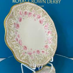 New Royal Crown Derby Pink Peony 6 Side Plate