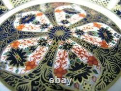 New Set of 4 Royal Crown Derby Old Imari 1128 Shallow Bow / Small Dish Unused