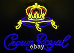 New Vtg 2019 Crown Royal Whiskey Led Bar Light Sign. No Beer Or Motion. Lol