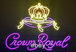 New Vtg 2019 Crown Royal Whiskey Led Bar Light Sign. No Beer Or Motion. Lol