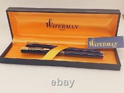 New Waterman King Hussien Gift Jordan Royal Crown Fountain & Ballpoint Pen Set