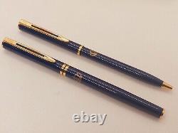 New Waterman King Hussien Gift Jordan Royal Crown Fountain & Ballpoint Pen Set